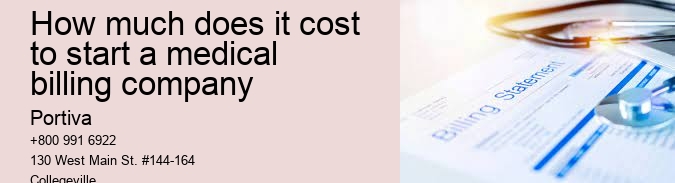 how much does it cost to start a medical billing company